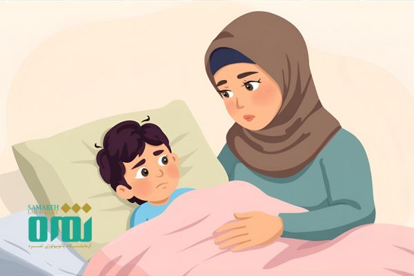 تب در کودکان: علت، علائم و آزمایش‌های تشخیصی + راهنمای والدین